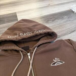 broken planet market UFO zip up hoodie M BPM